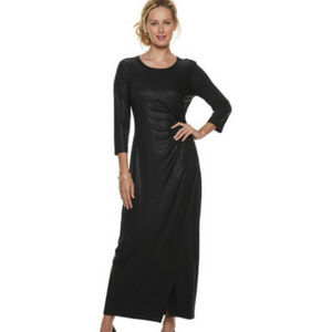 🛑TEMPORARY HOLD🛑 NWT Glitzy Draped Maxi Dress